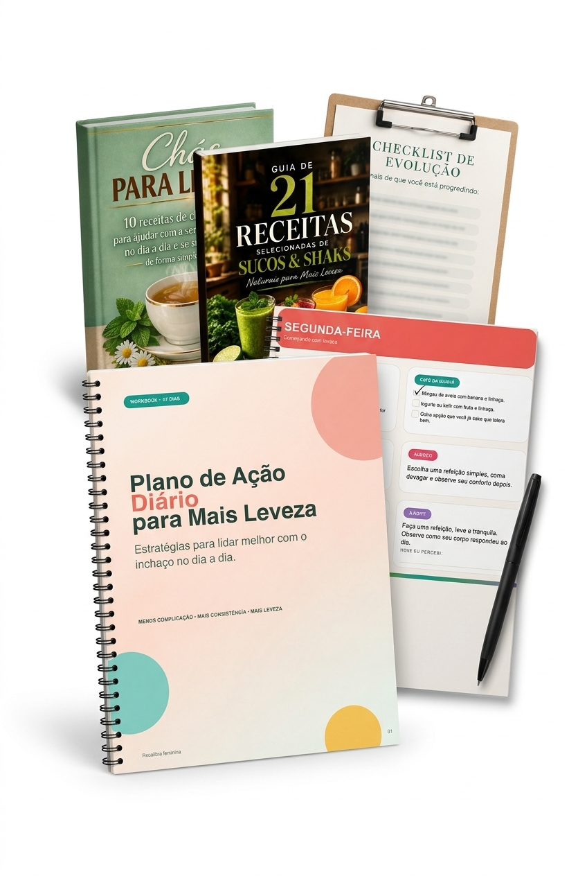 Plano de Ação Diário para Mais Leveza com os 3 bônus